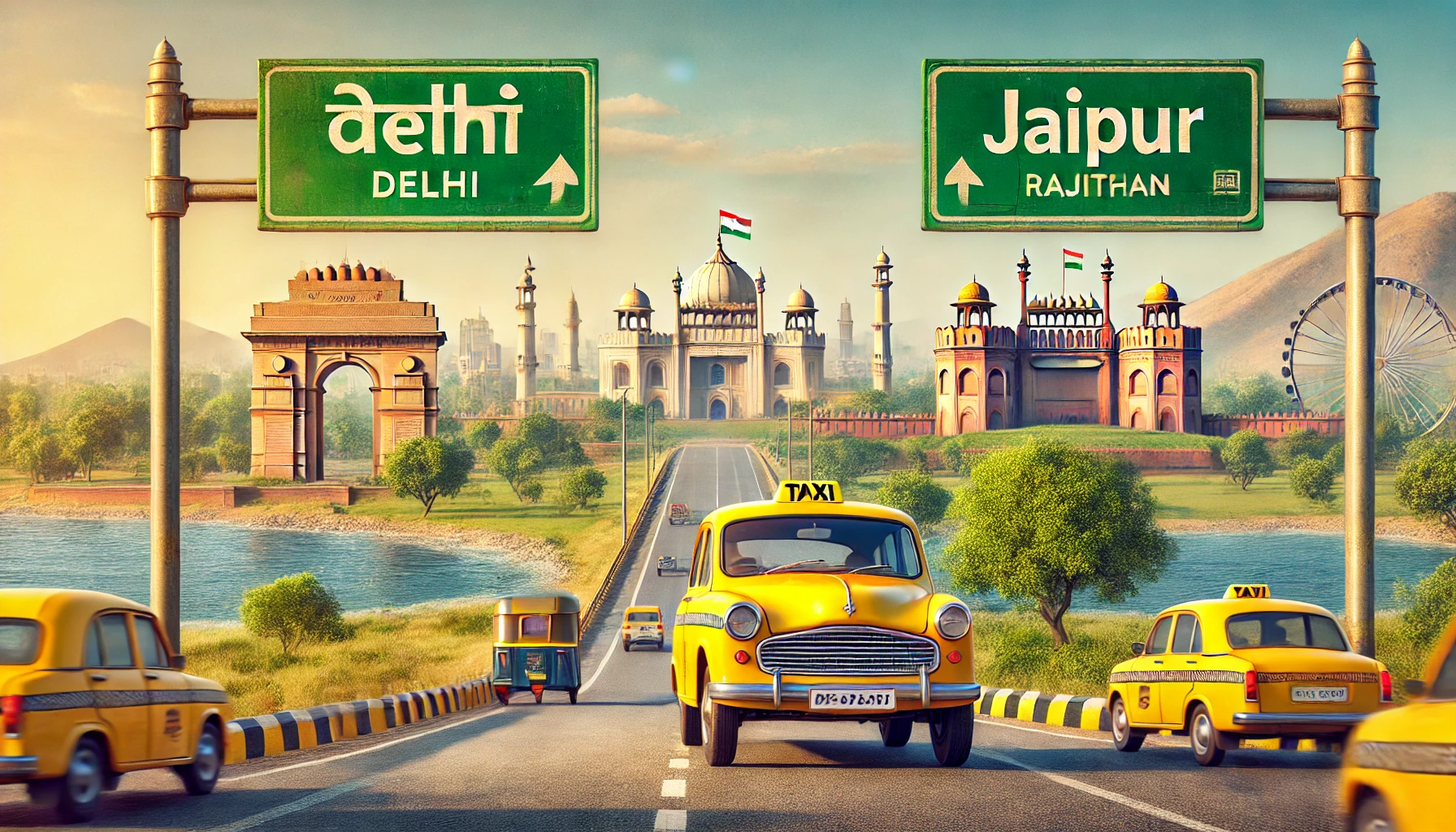 taxi from Delhi to Jaipur