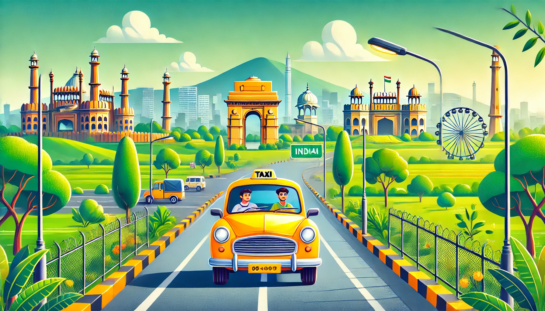 Taxi from Delhi to Jaipur