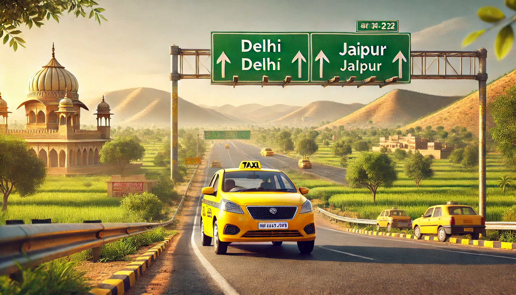 Taxi from Delhi to Jaipur: