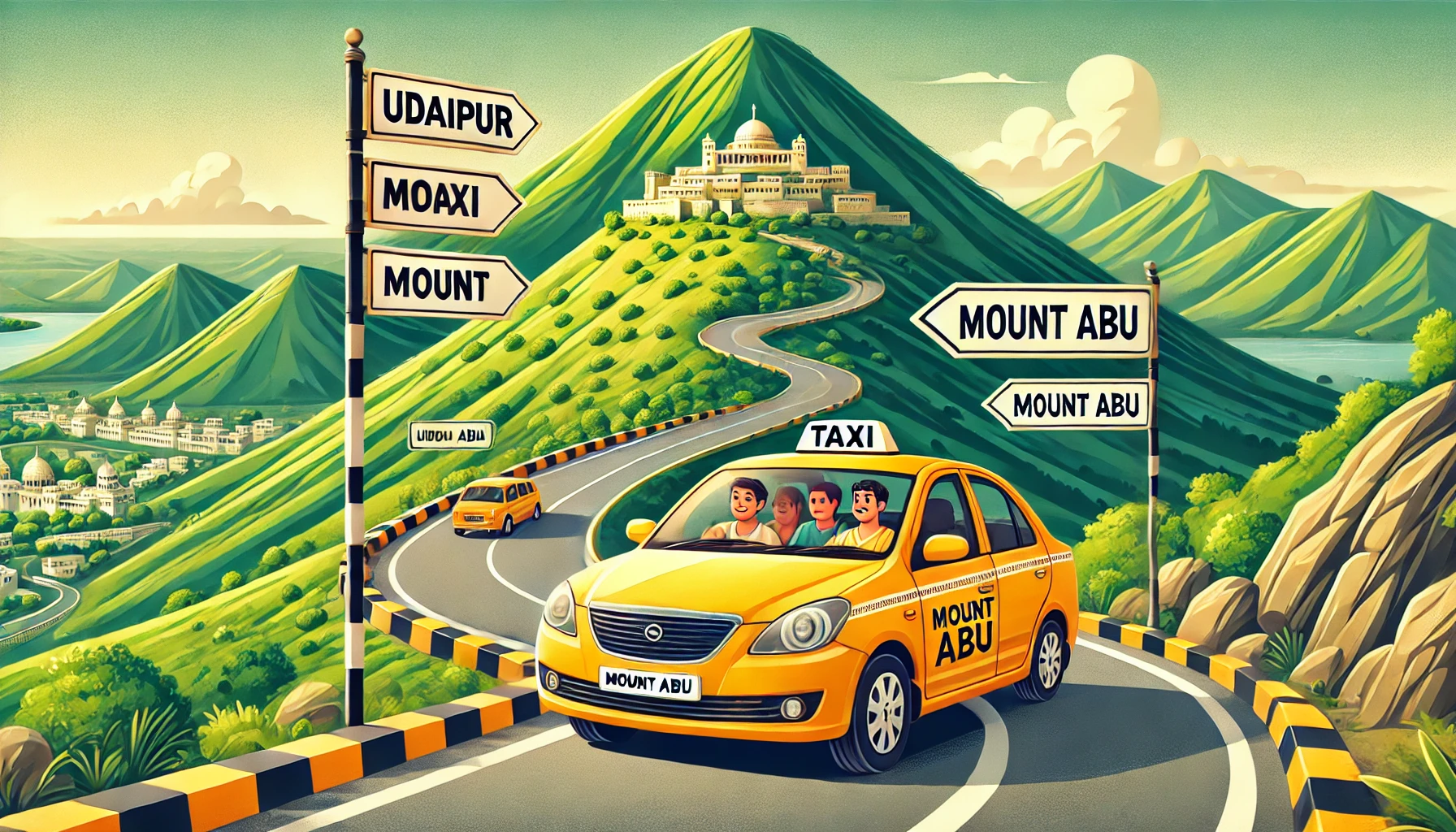 Udaipur to Mount Abu Taxi Fare