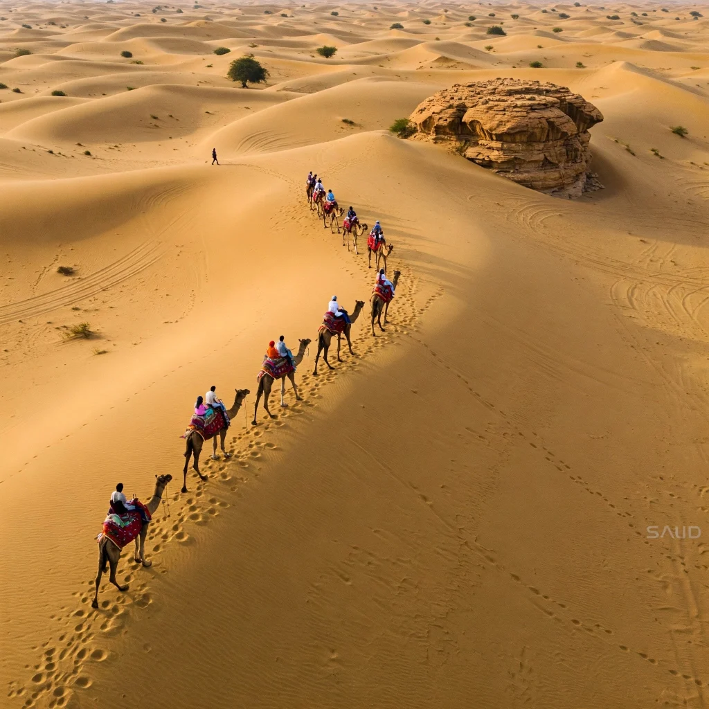 Top Camel Safari Spots in Jaisalmer